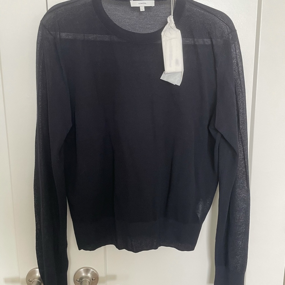 Vince see-through sweater